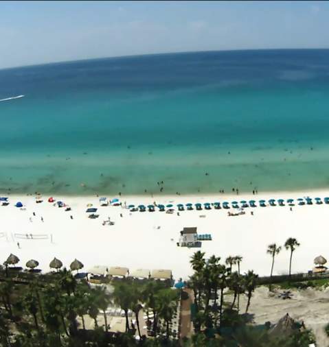 holiday inn resort live webcam panama city beach florida