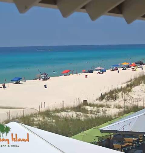 runaway island restaurant live webcam panama city beach florida