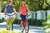 Couple Biking