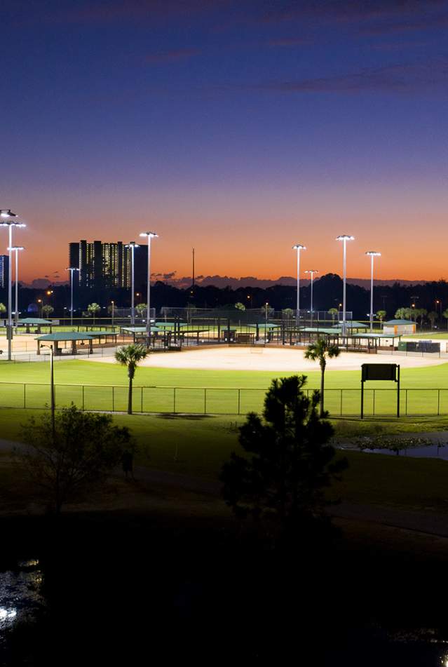 Frank Brown Park Sunset