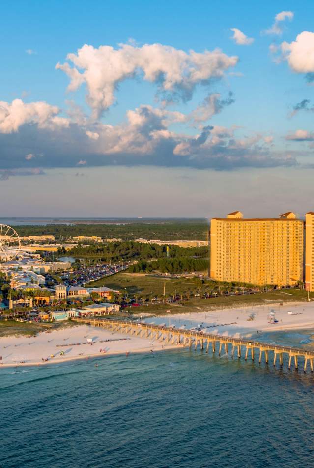 Pier Park  and City Pier Beach View