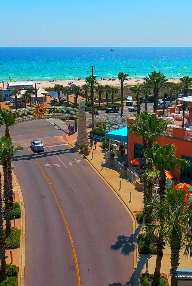 Pier Park Drone Shot
