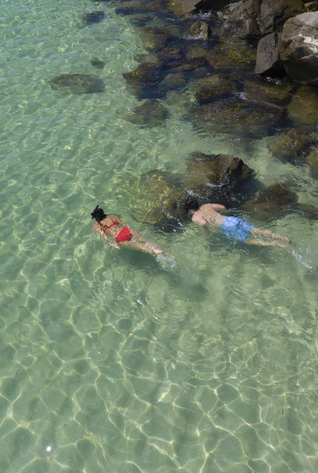 Snorkel couple