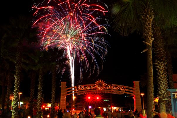 Pier Park Fireworks