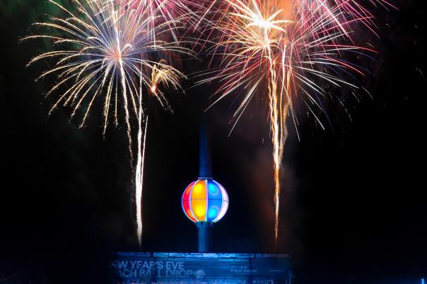 NYE Beach Ball Drop