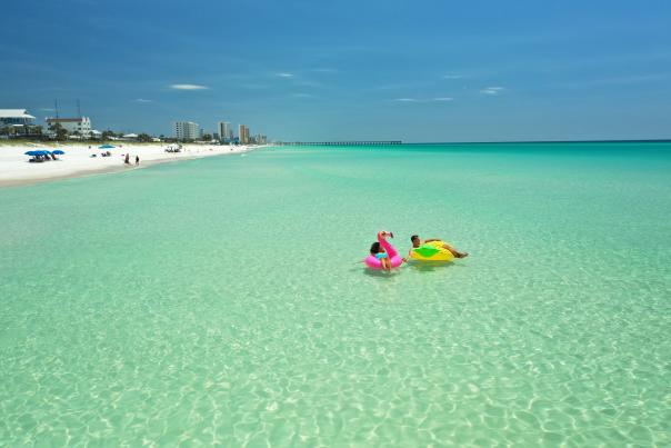 2 Floats on the Beach