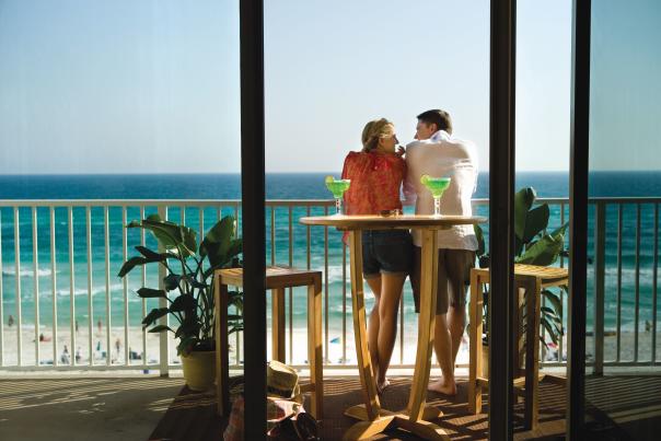 Couple on Balcony