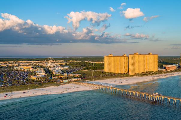 Pier Park  and City Pier Beach View