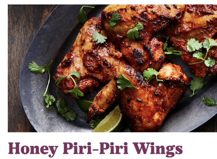 Honey Piri-Piri Wings