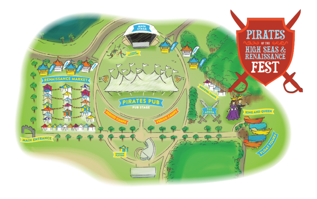 Pirates Fest Map