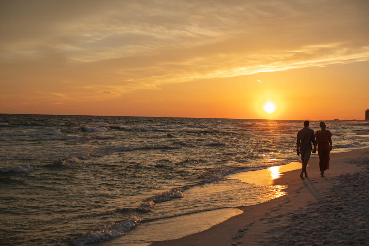 Sunset couple