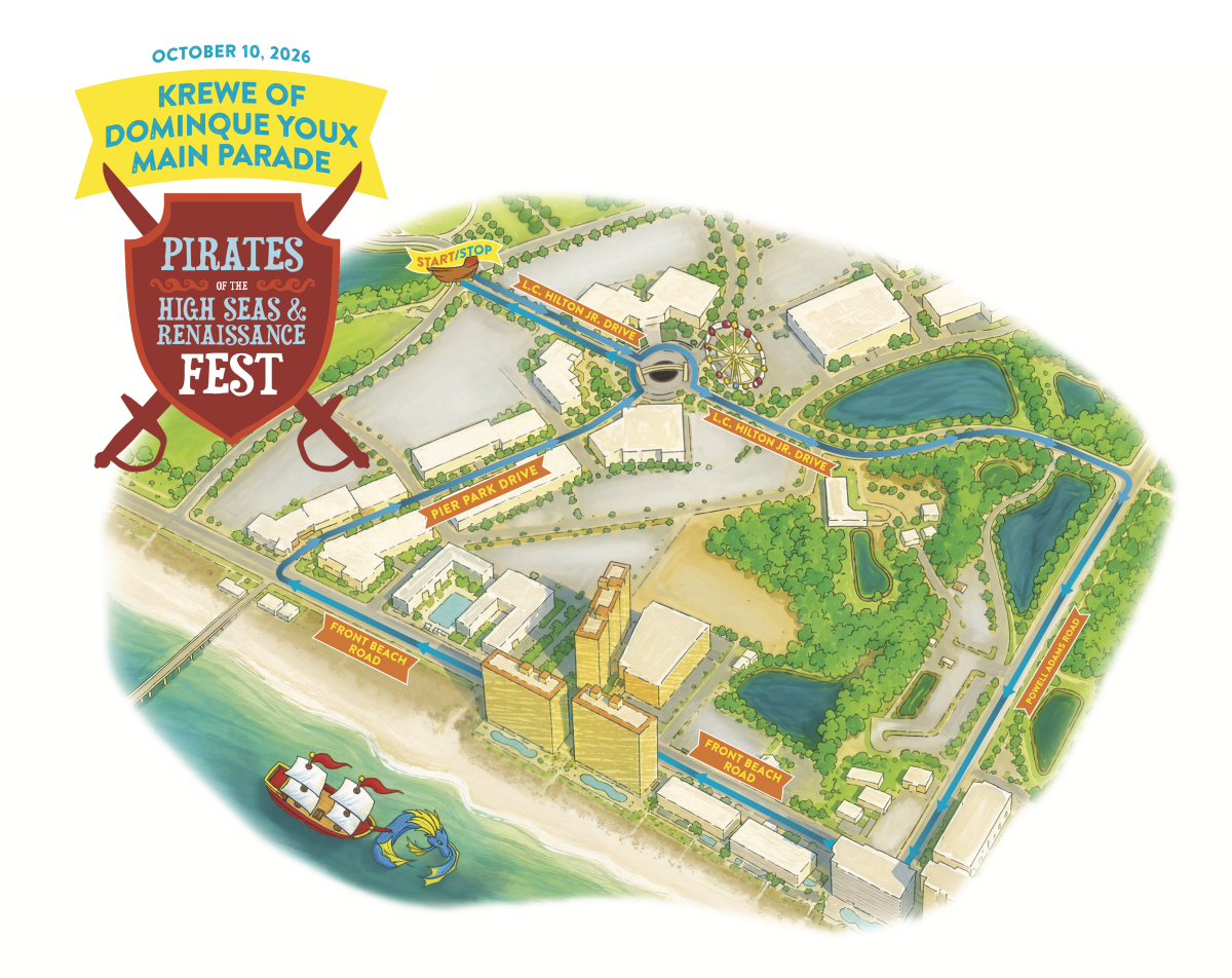 2026 Parade Route map