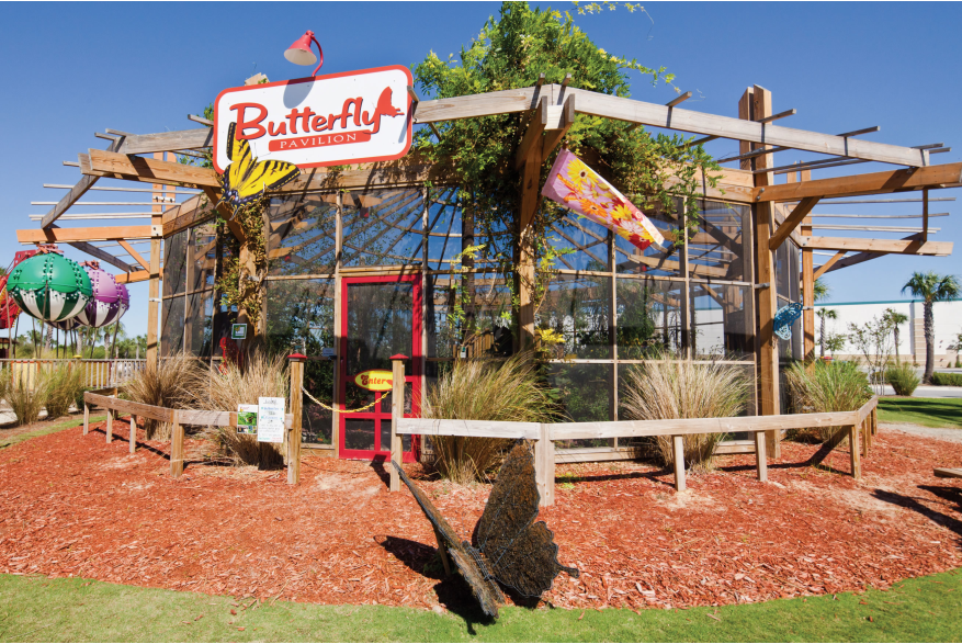 Butterfly Pavilion at Miracle Strip Amusement Park