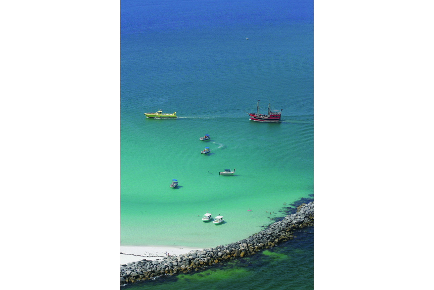 Boating at the Jetties