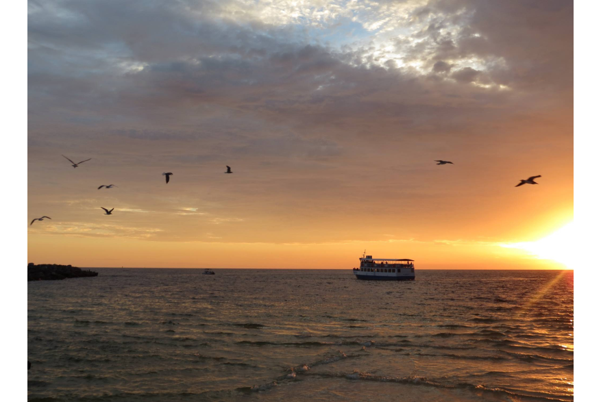 Crusing at Sunset