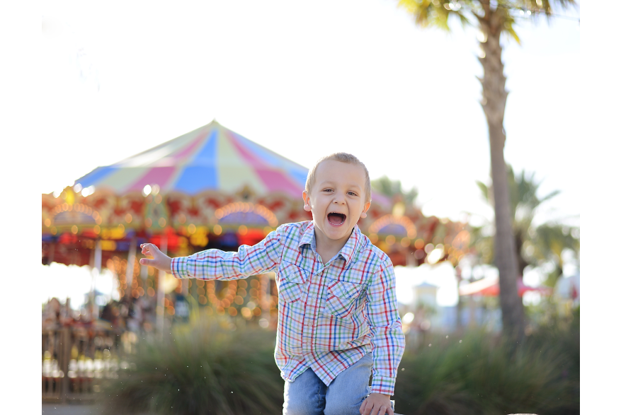 All Smiles at Miracle Strip Amusement Park