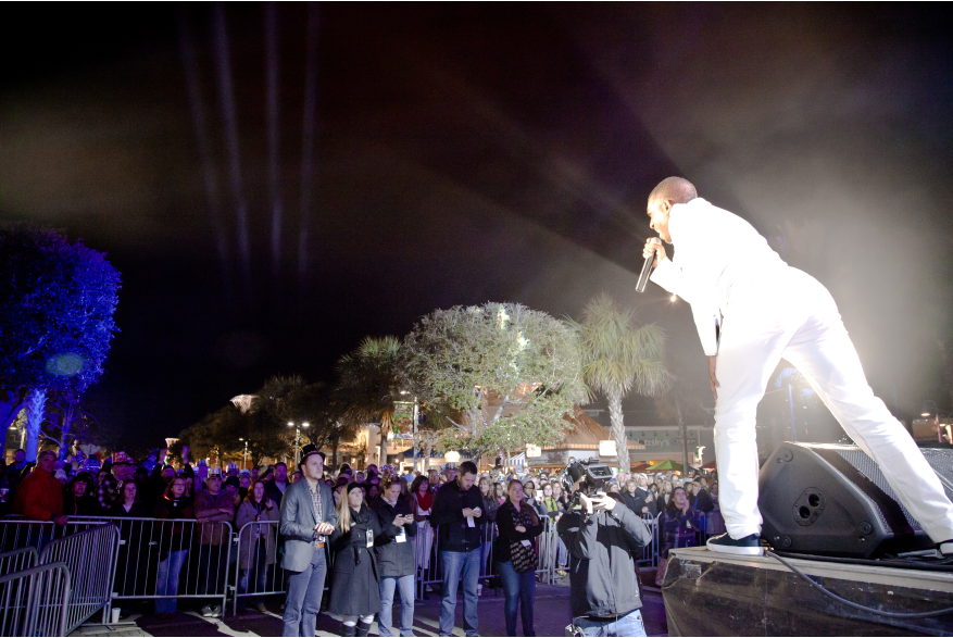 NYE Beach Ball Drop 2014