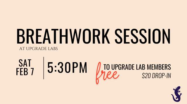 60 Minute Breath Work Session at Upgrade Labs Park City