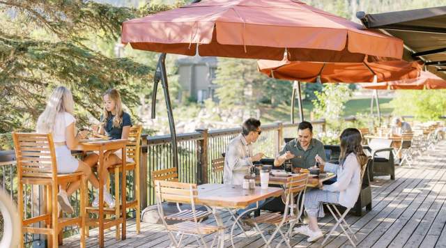 Summer on the Deer Valley Café