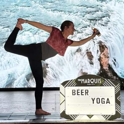 Beer Yoga and $2 Tacos