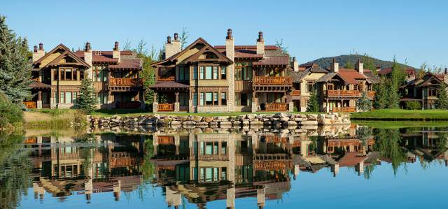 Hotel Park City is on the public golf course