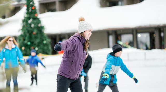 Family Ice Skating