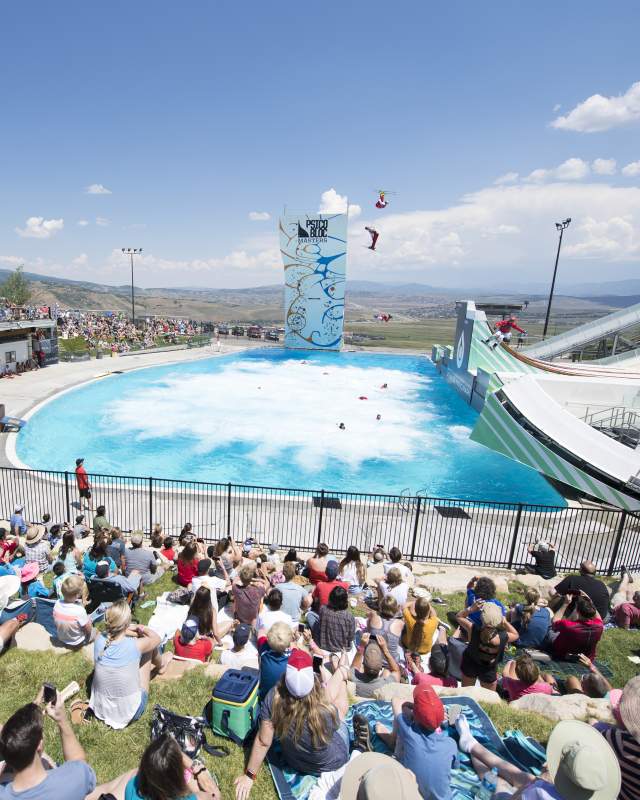 Aerial Show on most Saturdays in the Summer at the park.