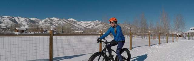 Snow Biking on Willow Creek Trail
