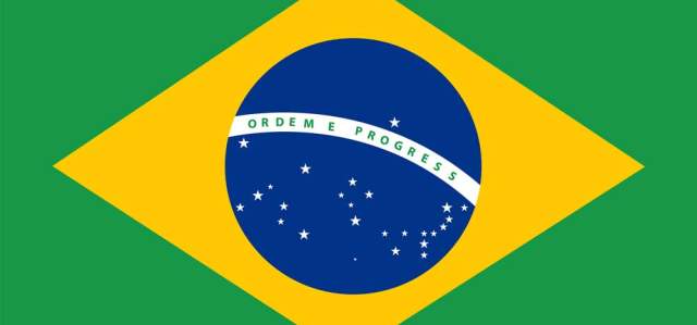 Brazil national flag in full color