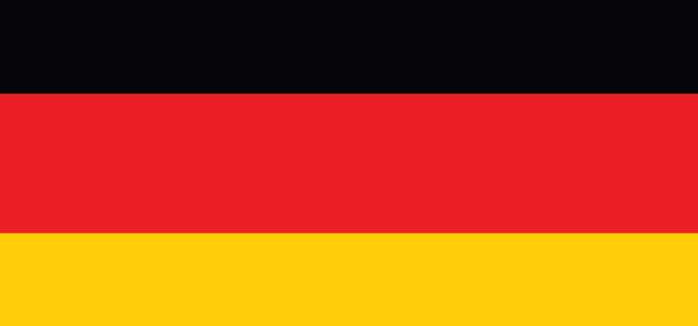 National German flag in full color
