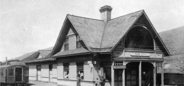 Old photo of the Union Pacific Station