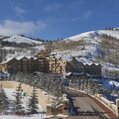 View of Montage Deer Valley with Deer Valley Resort in the background