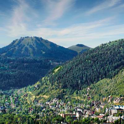 View of Park City's Historic District in Summer