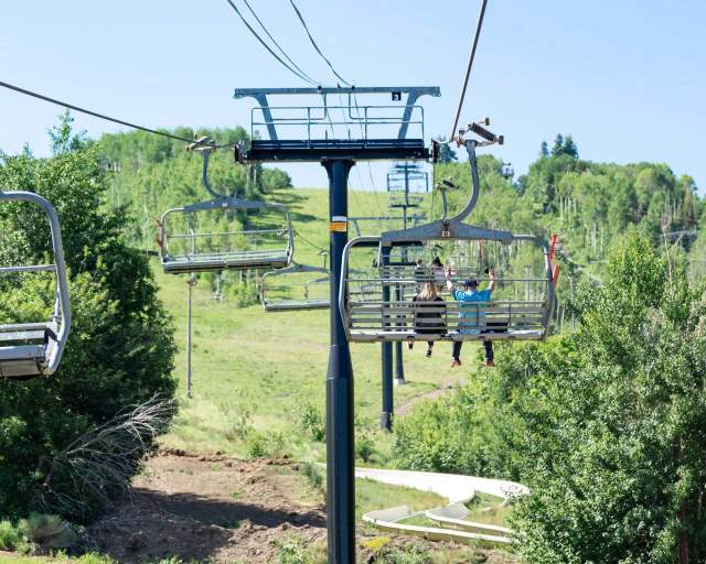 Chairlift Ride at Park City Mountain