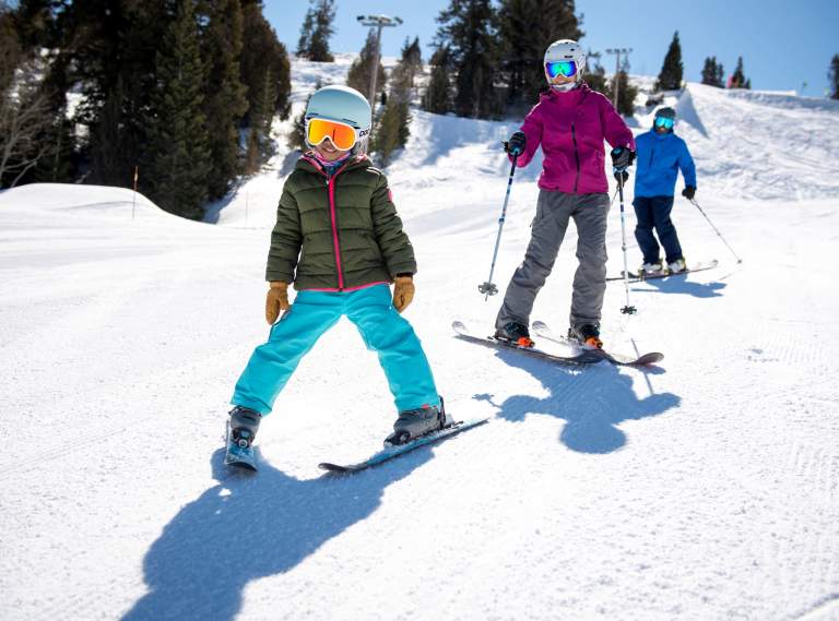 Family Skiing at Woodward Park City