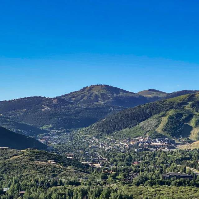 Scenic View of Old Town from Quarry Hill Trail