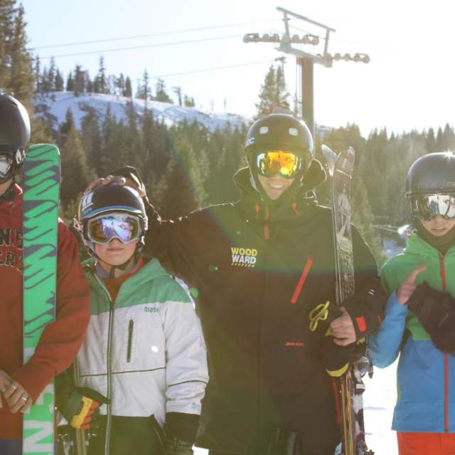 Kids in a Woodward Camp Smiling