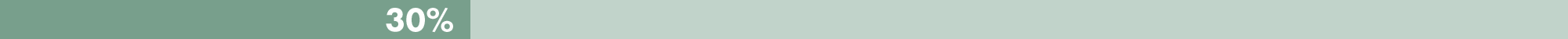 Objective 4 Progress Bar 30 Percent in Light and dark green