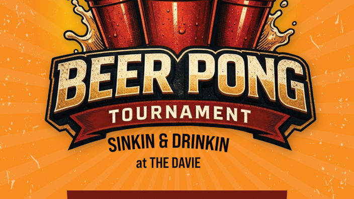 Beer Pong Tournament at The Davie