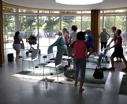 Stretch and Refresh at Downtown Cary Park