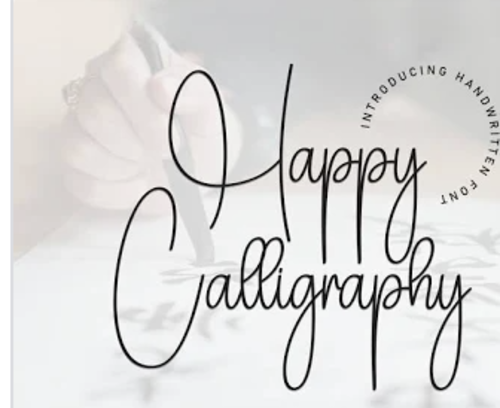 Casual Calligraphy Lettering