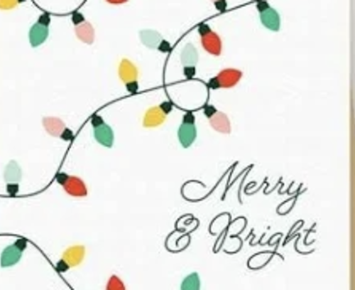 Calligraphy Christmas Card