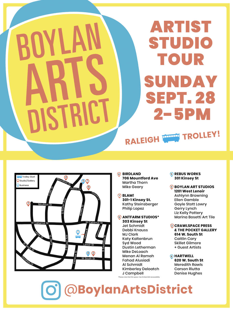 Boylan Arts District September 2025 Tour