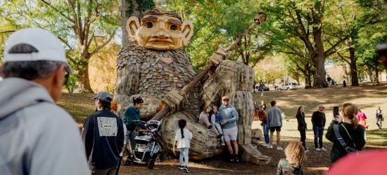 One Year Later, Thomas Dambo's Trolls Remain a Must-See Attraction at Dix Park in Raleigh