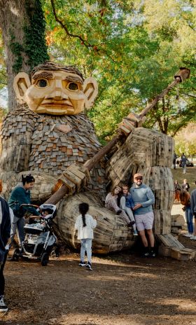 One Year Later, Thomas Dambo's Trolls Remain a Must-See Attraction at Dix Park in Raleigh