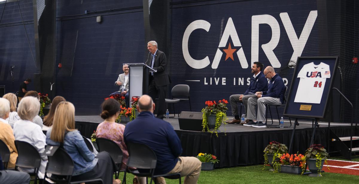 USA Baseball ribbon cutting