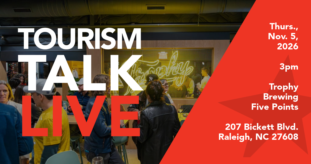 Join Us for Tourism Talk Live at Trophy Five Points!