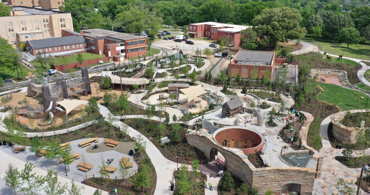 Ready, Set, Play: Gipson Play Plaza Opening at Dix Park in Raleigh, N.C.