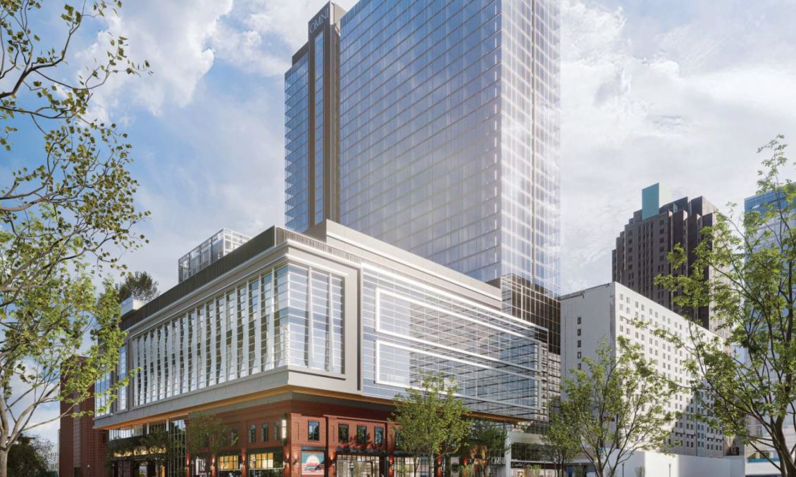 Omni Raleigh Hotel rendering