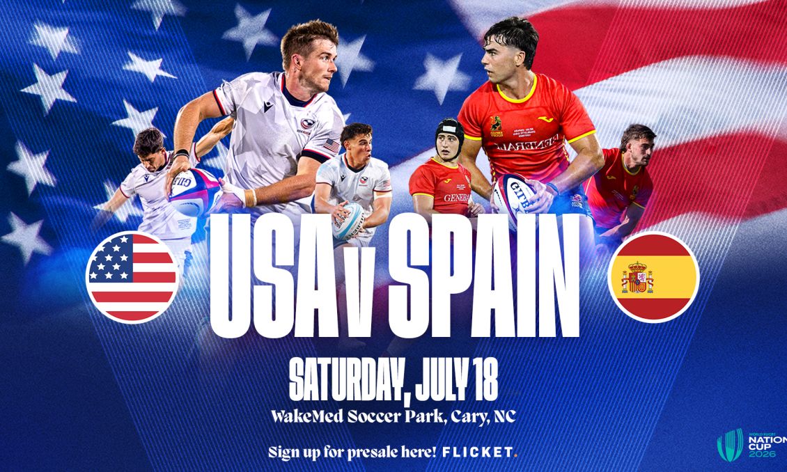 USA vs. Spain 
Saturday, July 18
WakeMed Soccer Park, Cary, NC 
World Rugby Nations Cup